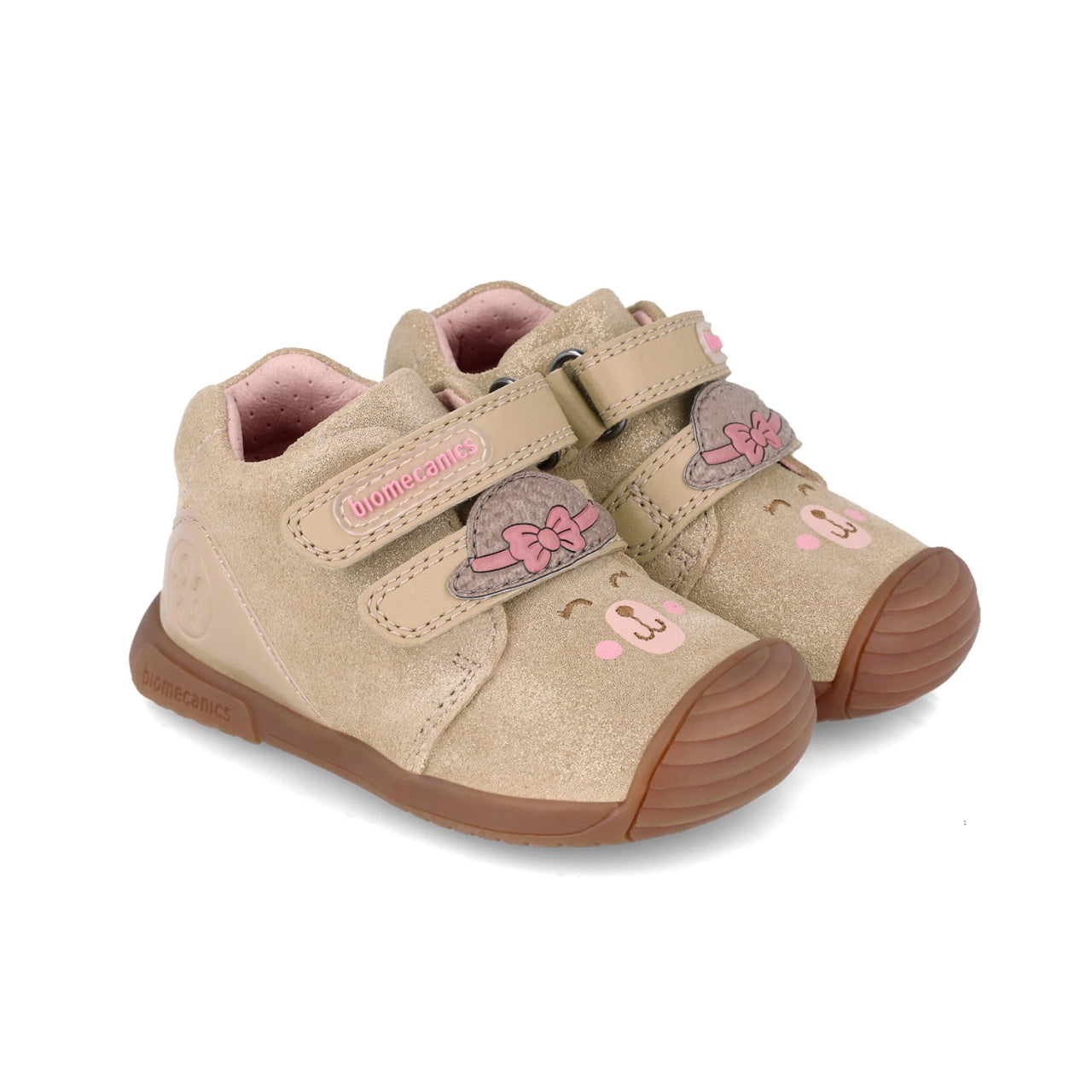 Adidasi Primii Pasi pentru Copii Biomecanics 241107, Auriu