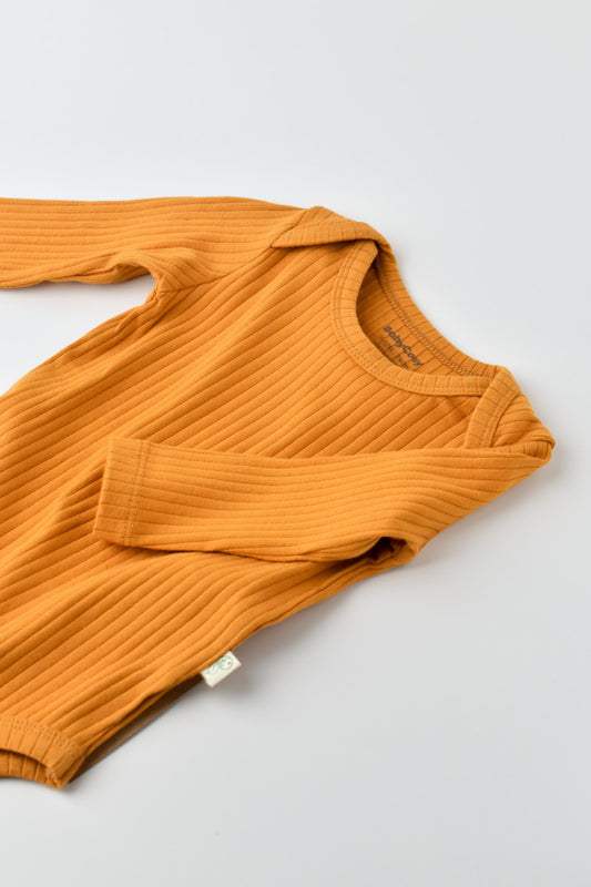 Body Bebe Unisex cu maneca lunga din 95% bumbac organic cu 5% elastan - Sofran, BabyCosy