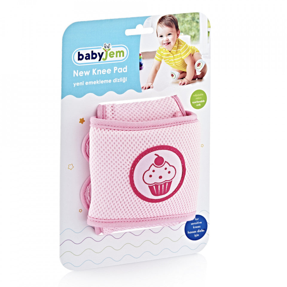 Genunchiere de protectie pentru bebelusi BabyJem Cupcake