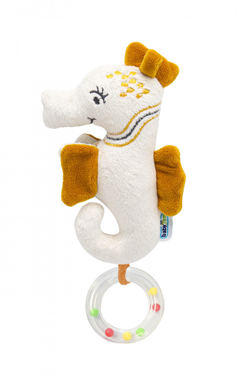 Jucarie zornaitoare BabyJem, Calut de mare din plus, 3 luni+
