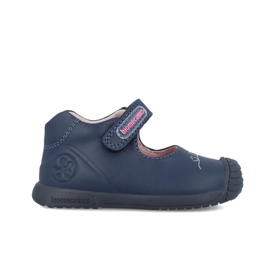 Pantofiori Primii Pasi pentru fetite Biomecanics, Bleumarin