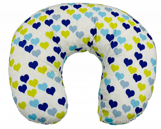 Perna pentru alaptat 2 in 1 Nursing Pillow Hearts, BabyJem