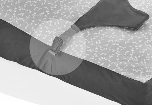 Saltea anti-alunecare BabyJem cu ham pentru bebelusi