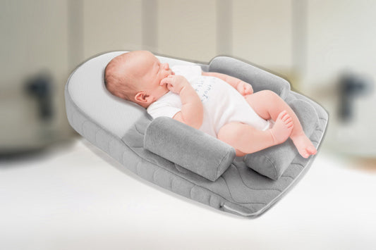 Salteluta plan inclinat si saculet cu samburi de cirese BabyJem Velvet