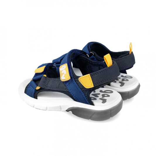 Sandale cu velcro pentru copii Garvalin, azul
