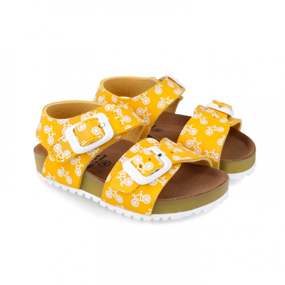 Sandale pentru copii Biciclete Garvalin, amarillo