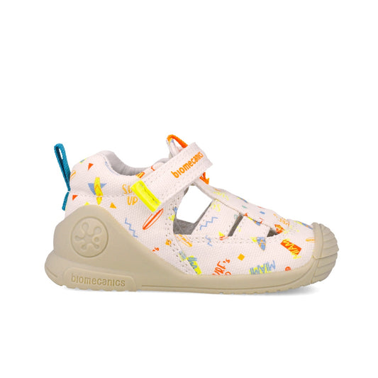 Sandale Primii Pasi pentru Copii Biomecanics 252179, alb