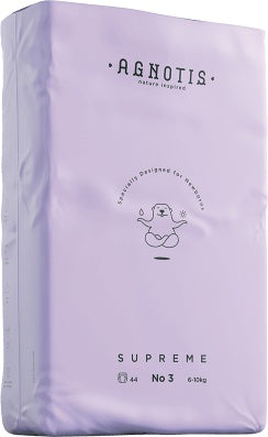 Scutece hipoalergenice Supreme Agnotis, marimea nr. 3, 6-10 kg, 44 bucati