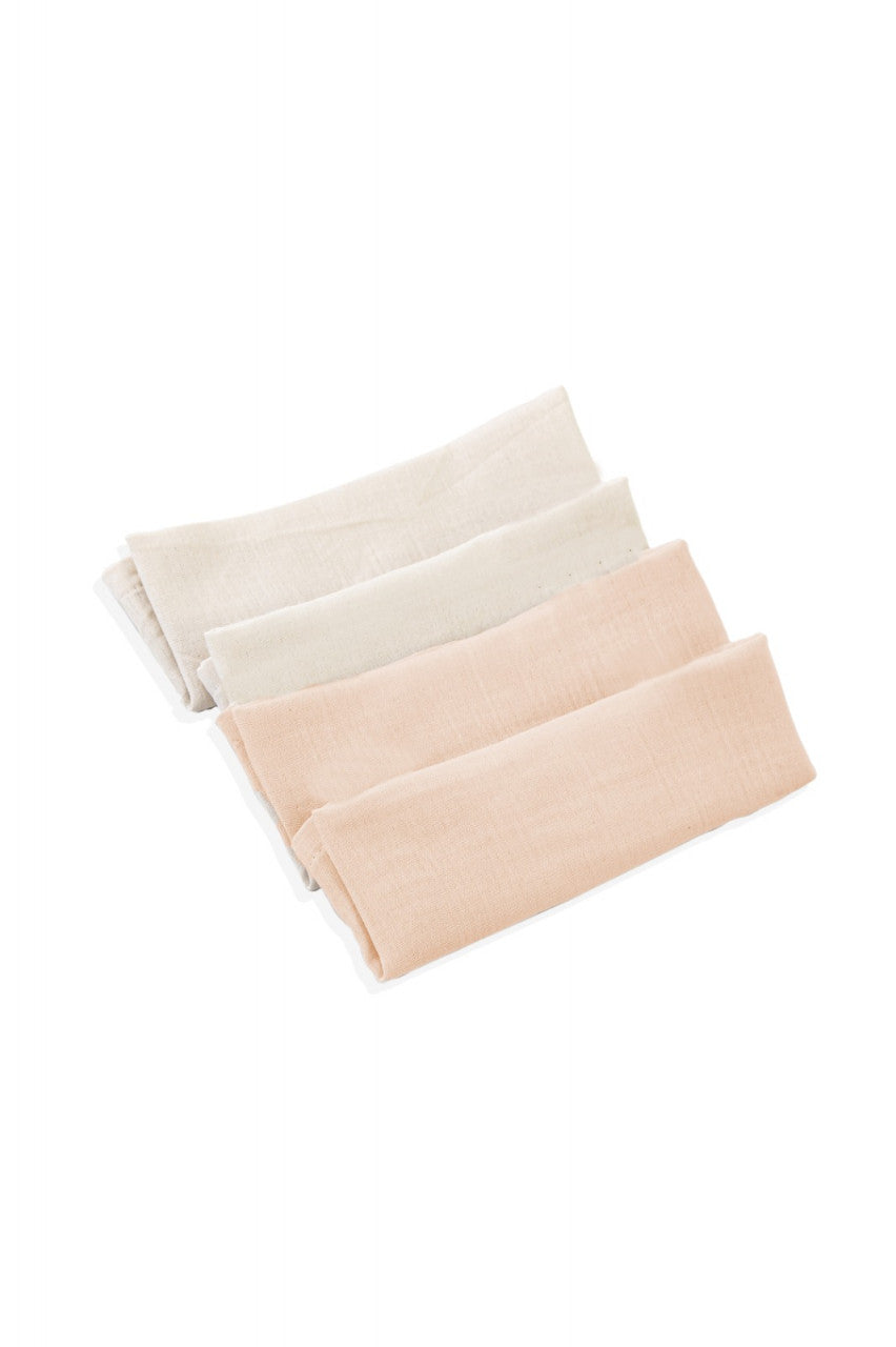 Set 4 prosopele din muselina, BabyJem, 25x25 cm