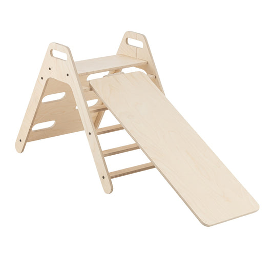 Set de cățărat Montessori cu tobogan Pikko, MamaToyz