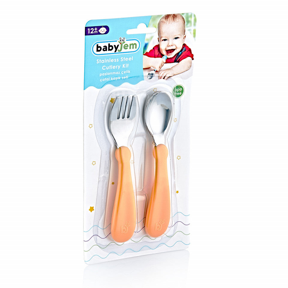 Set tacamuri din inox pentru copii BabyJem