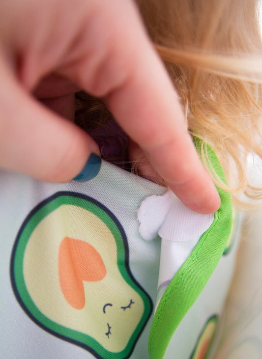 Sort cu maneci pentru activitati BLW, BabyJem, 33x74 cm