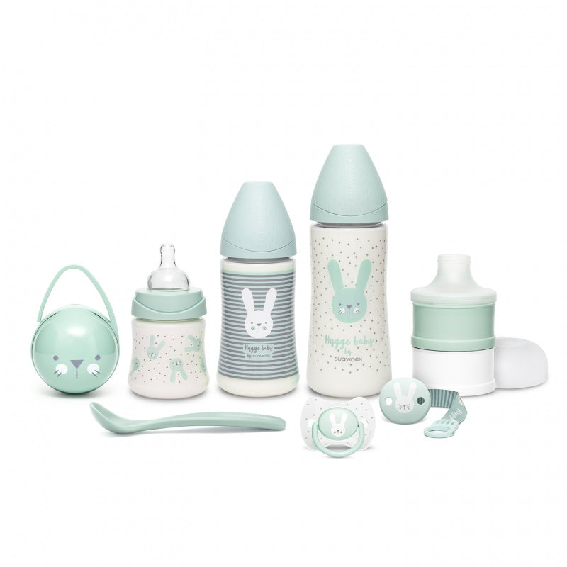 Welcome baby set, verde, Hygge Suavinex
