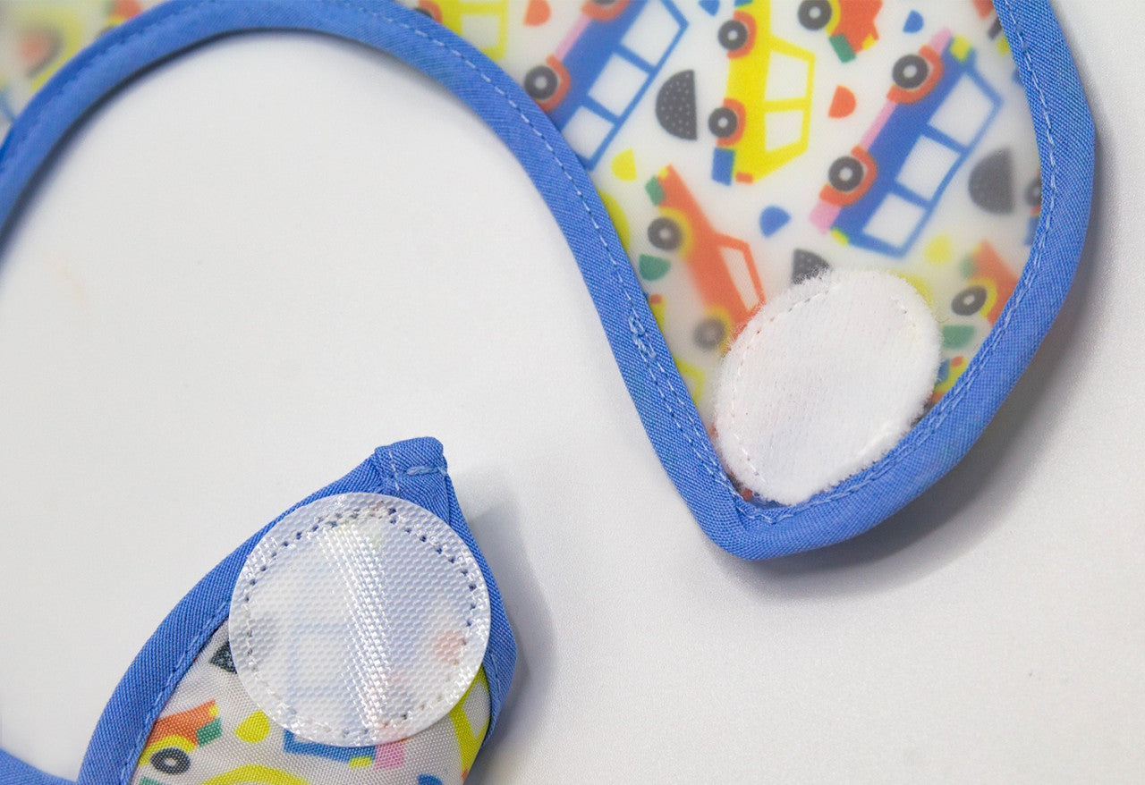 Baveta cu 2 fete si buzunar , BabyJem, 24x35 cm