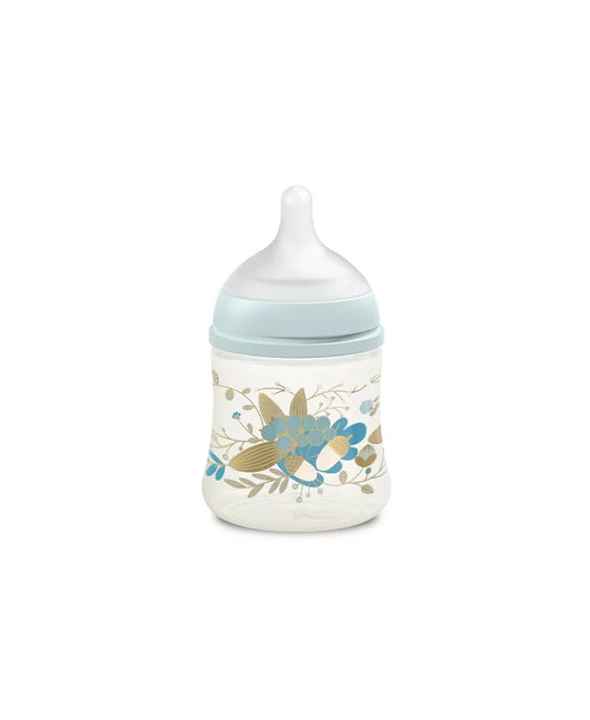 Biberon 150 ml tetină fiziologică SX Pro cu debit lent Albastru Gold Premium