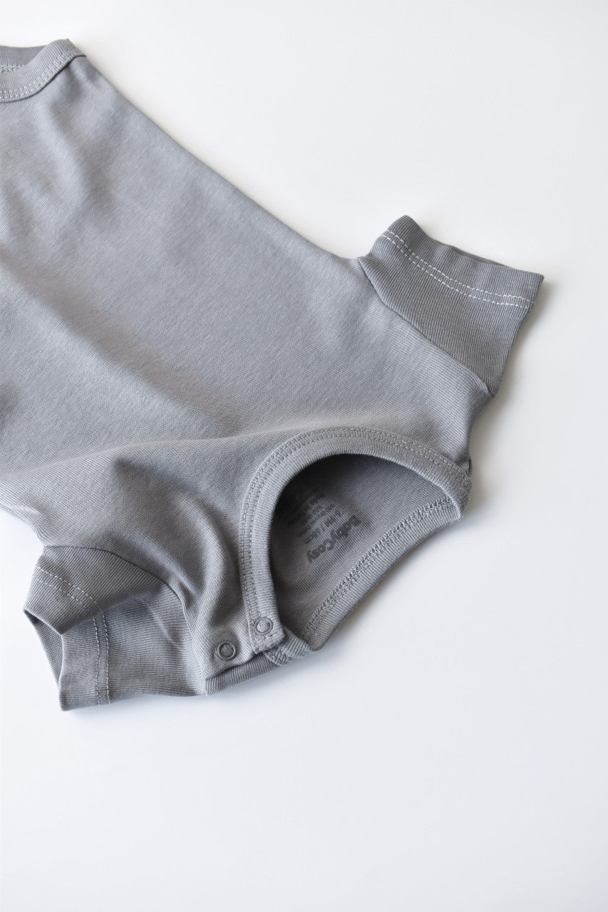 Body din bumbac organic Gri BabyCosy