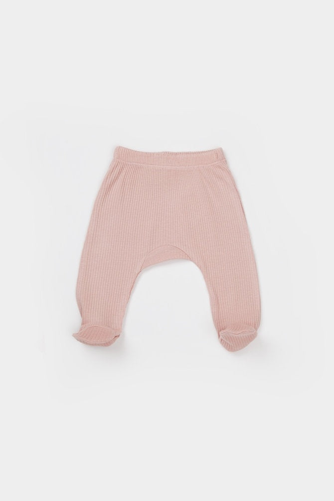 Cutie 4 piese pentru nou nascut - 100% bumbac organic - Powder, BabyCosy