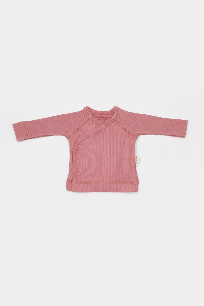 Cutie 4 piese pentru nou nascut - 100% bumbac organic - Roz, BabyCosy