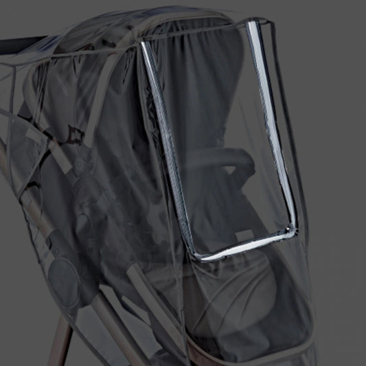 Husa de ploaie universala cu fereastra si banda reflectorizanta BabyJem