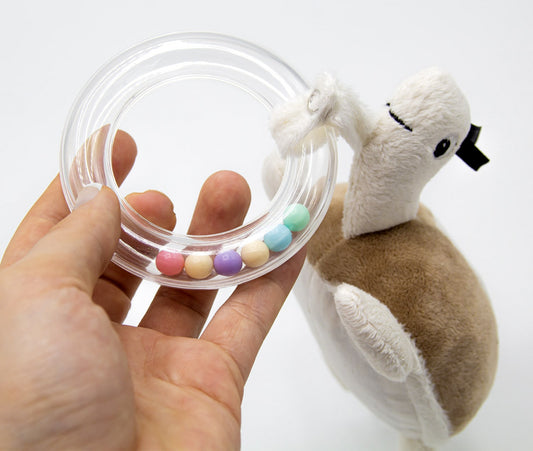 Jucarie zornaitoare BabyJem, Broscuta testoasa din plus, 3 luni+