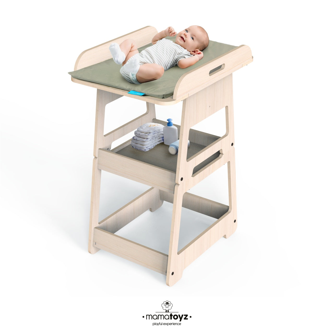Masuta de infasat 2 in 1 transformabila in masuta de activitati, MamaToyz