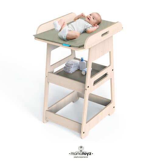 Masuta de infasat 2 in 1 transformabila in masuta de activitati, MamaToyz