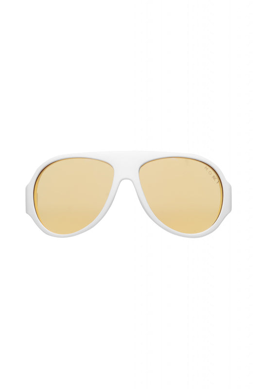 Ochelari cu protecție ecran pentru copii MOKKI Click & Change ScreenSafe, 2-5 ani, alb