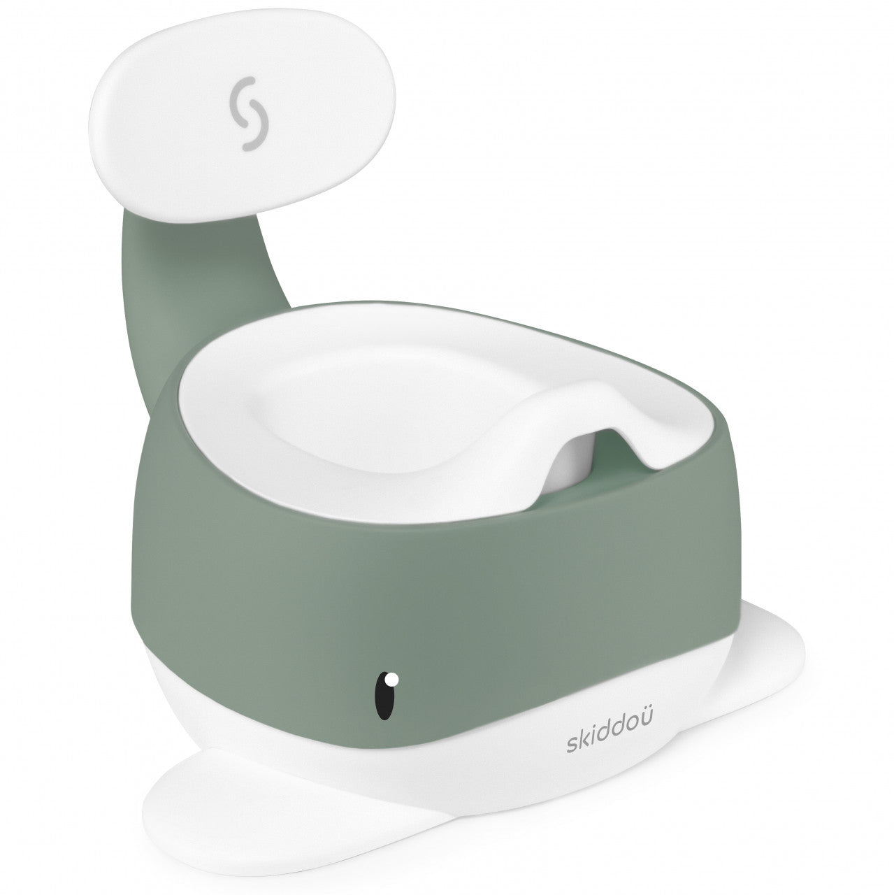 Olita pentru copii, Pottili, Skiddou, balenuta, cu capac, Wild climber, Verde