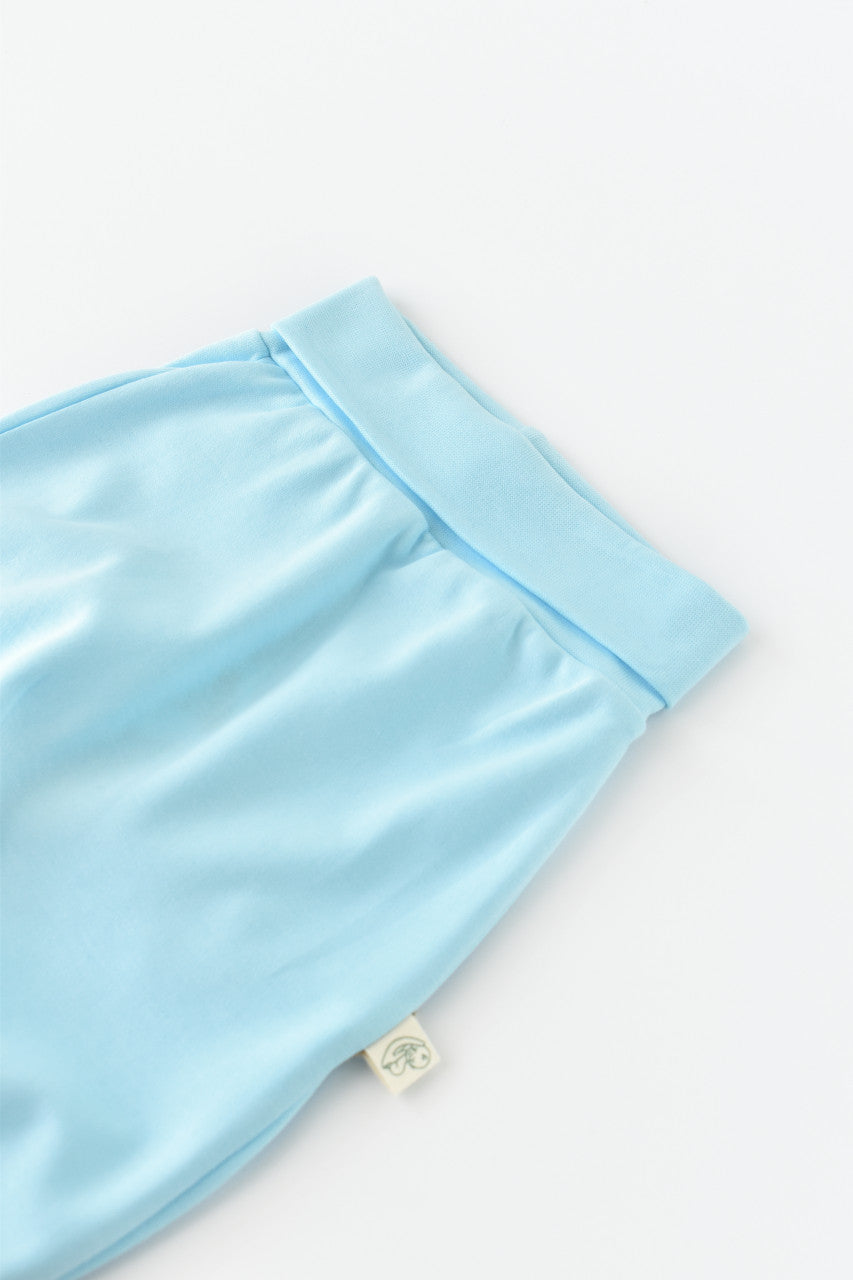 Pantaloni Bebe Unisex din bumbac organic Bleu BabyCosy