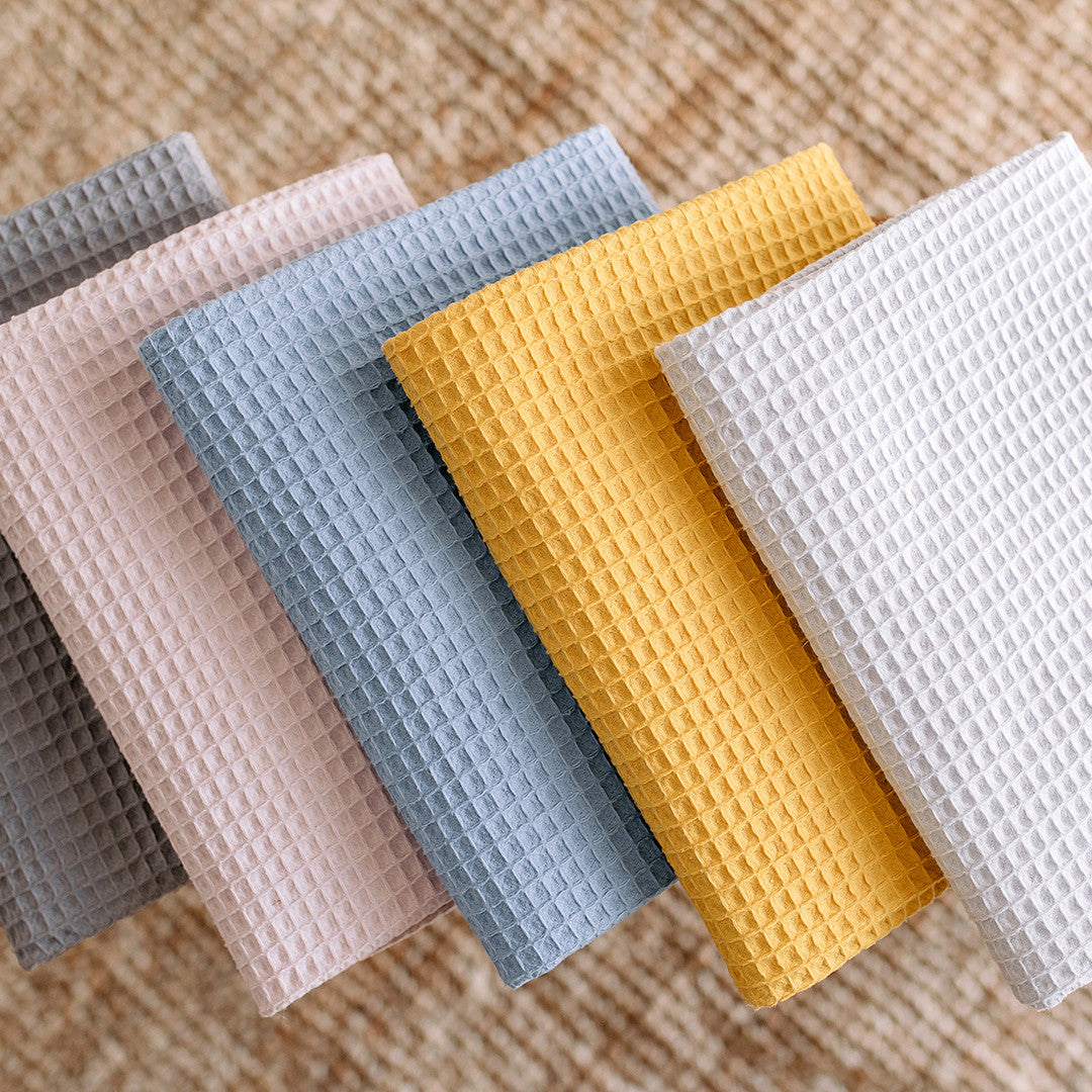 Paturica si prosop 2 in 1 nou nascut Teppi, Skiddou, 100% bumbac, galben, 75x100cm