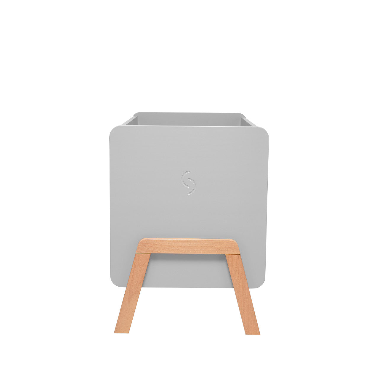 Patut transformabil copii Skiddou Krubb din lemn de fag/MDF, 60x120 cm, Evening Shadow, Gri