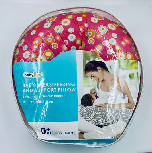 Perna pentru alaptat 2 in 1 Nursing Pillow Flowers, BabyJem