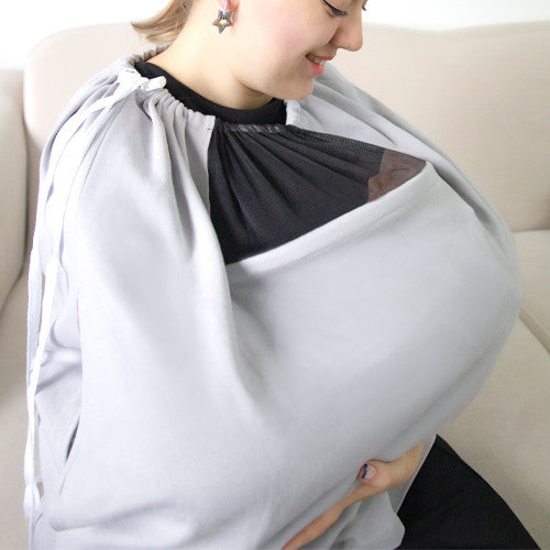 Sal pentru alaptare cu fereastra din tul BabyJem