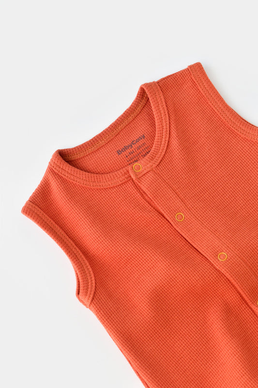 Salopeta fara maneci si pantaloni scurti - 100% bumbac organic - Scortisoara, BabyCosy