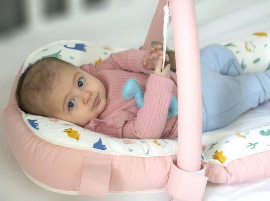 Saltea multifunctionala BabyJem Sit and Play cu bara jucarii