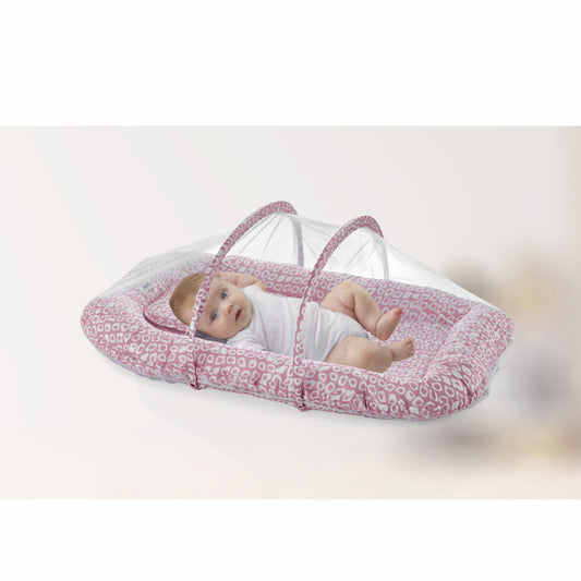 Saltea reductor/ BabyNest BabyJem cu pernuta si plasa insecte Sleep Safe