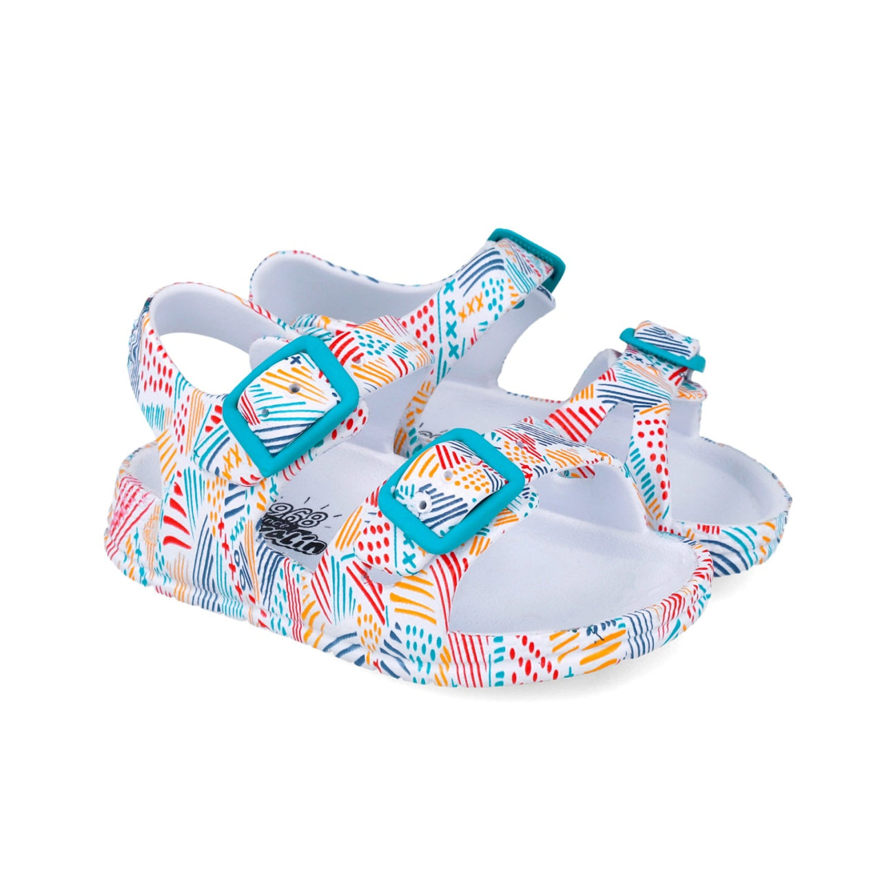 Sandale din cauciuc pentru copii Garvalin 252851, multicolor