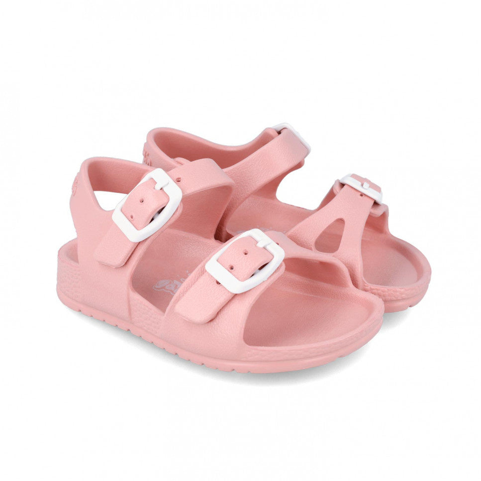 Sandale din cauciuc pentru copii Garvalin, nude