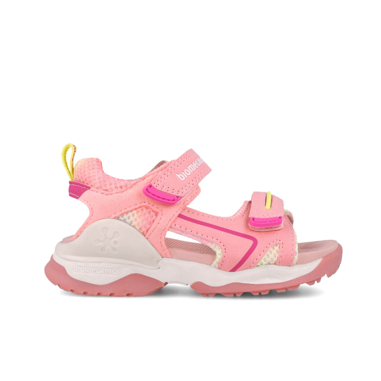 Sandale din piele pentru copii, Biomecanics, 252246, corai