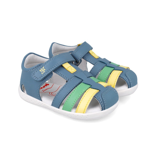 Sandale din piele pentru copii Garvalin 252332, indigo