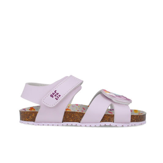 Sandale pentru copii cu papagal Garvalin, 252464, mov