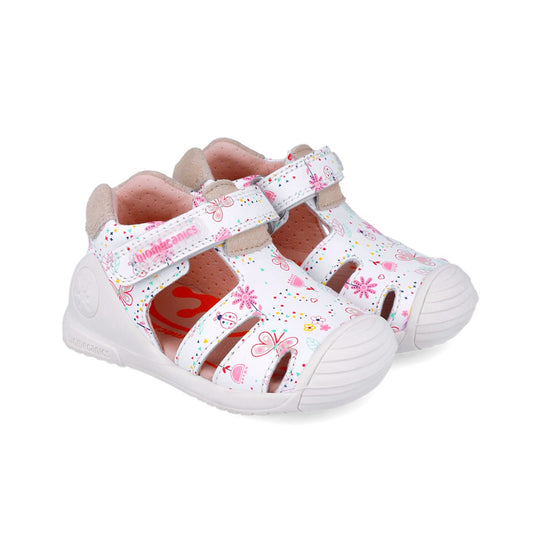 Sandale Primii Pasi pentru Copii Biomecanics 252101, alb