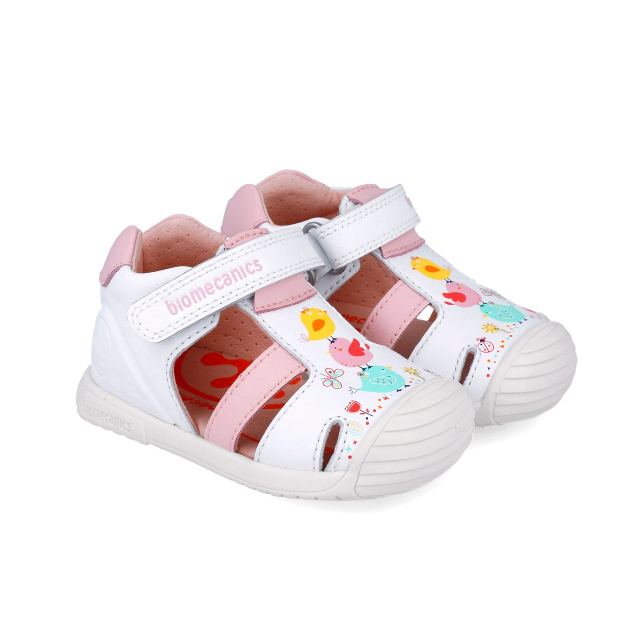 Sandale Primii Pasi pentru Copii Biomecanics 252106, Alb