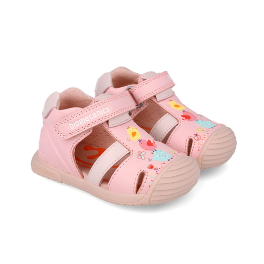 Sandale Primii Pasi pentru Copii Biomecanics 252106, Roz