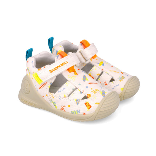 Sandale Primii Pasi pentru Copii Biomecanics 252179, alb