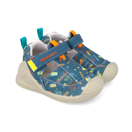 Sandale Primii Pasi pentru Copii Biomecanics 252179, petrol