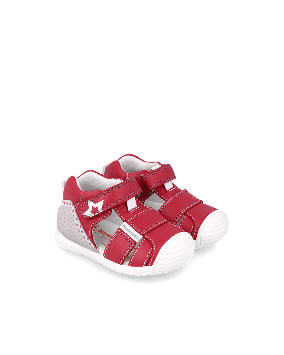 Sandale Primii Pasi pentru Copii Biomecanics, rosu