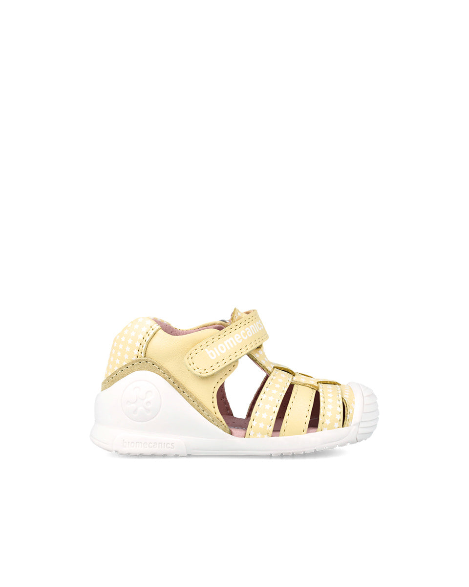 Sandale Primii Pasi pentru Copii Biomecanics, vanila