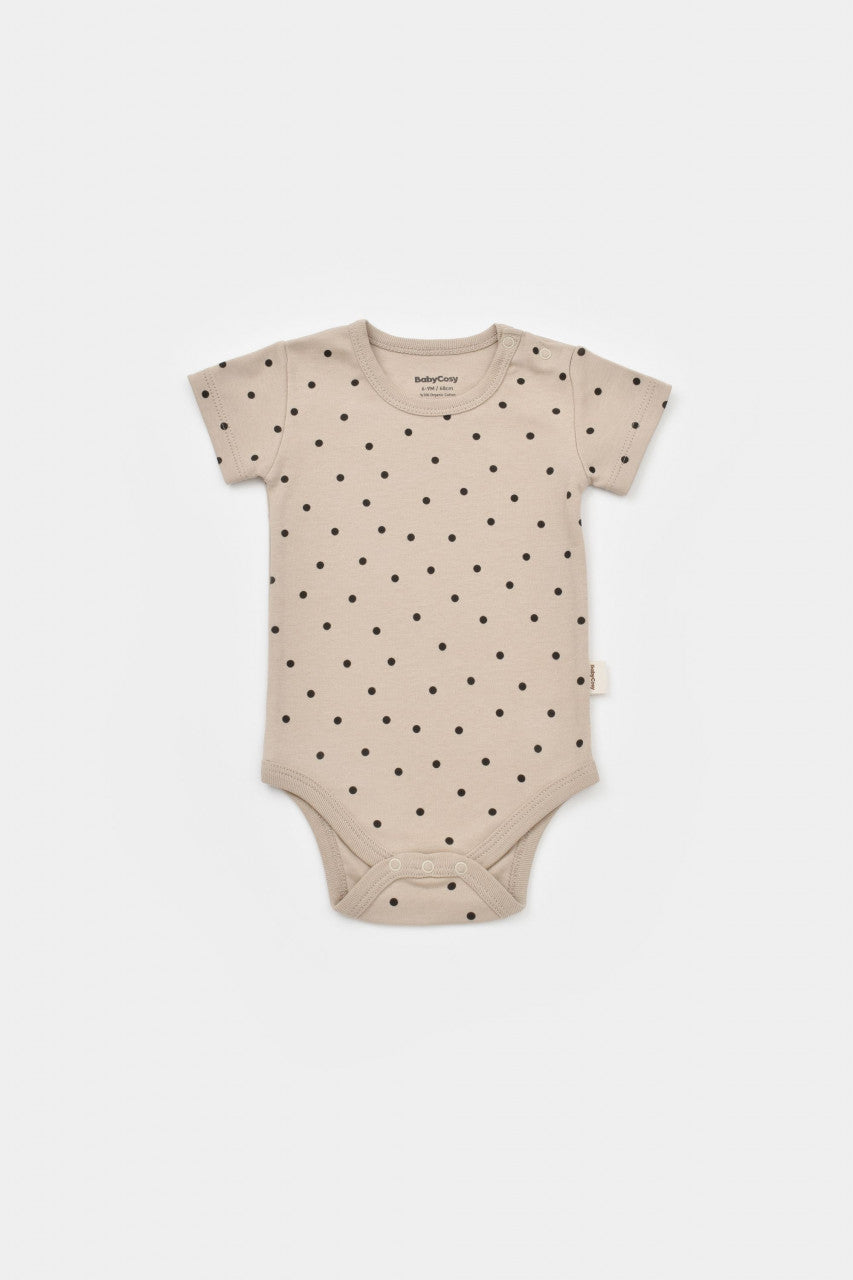 Set 2 body-uri bebe unisex Girafa, BabyCosy, 100% bumbac organic