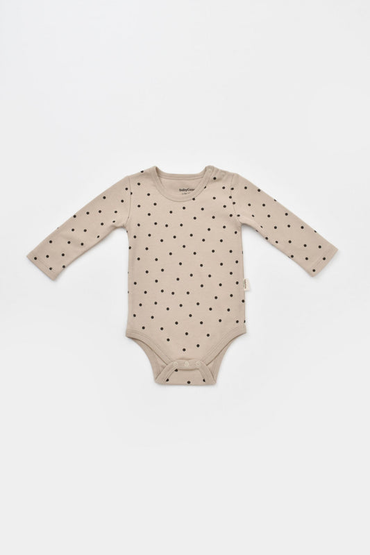 Set 2 body-uri cu maneca lunga bebe unisex Girafa, BabyCosy, 100% bumbac organic